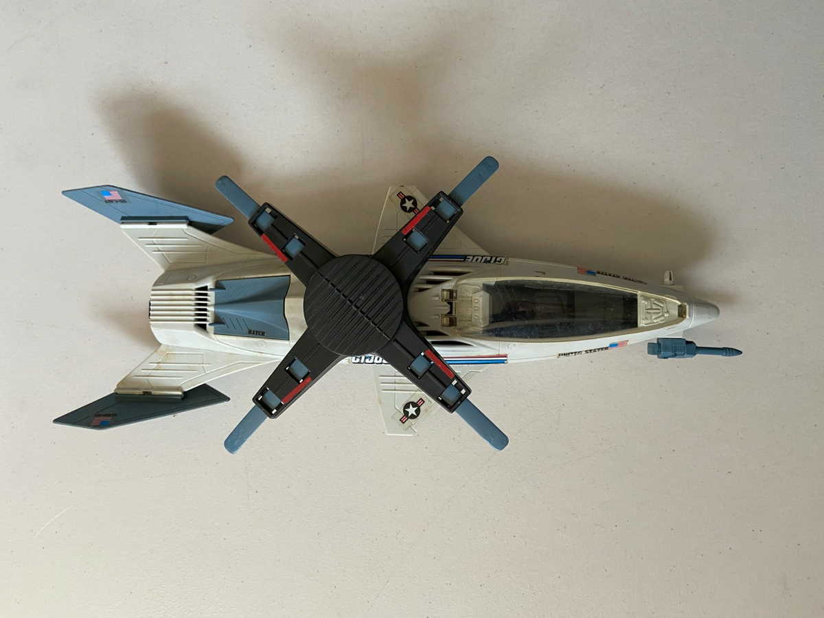 jiyong☆88 1988 GI JOE Skystorm X-Wing Chopper Vehicle Vintage w/ Box