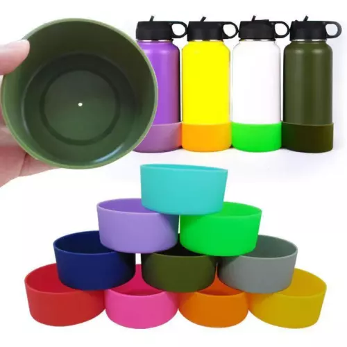 Protective Silicone Bottle Boot/Sleeve For Hydro Flask Anti-Slip Bottom Cover - Picture 3 of 32