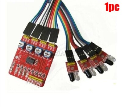 Four 4 Channel Infrared Detector Tracked Photoelectricity Sensor For Smart Ca zi