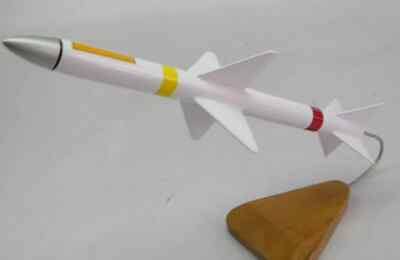 Raytheon AIM-7 Sparrow Missile Desktop Wood Model Small New