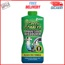 Drain Clog Remover Cleaner, Septic-Safe, Bleach-Free, No Harsh Fumes - 2 Uses
