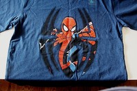 Spiderman T-shirt Boys Size L (10-12), Marvel, Dark Blue, Cotton, W Tags Spiderman T-shirt Boys Size L (10-12), Marvel, Dark Blue, Cotton, W Tags