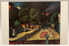 Tennis Court, 1910, Adolf Erbsloh, University of Iowa Museum of Art, Postcard