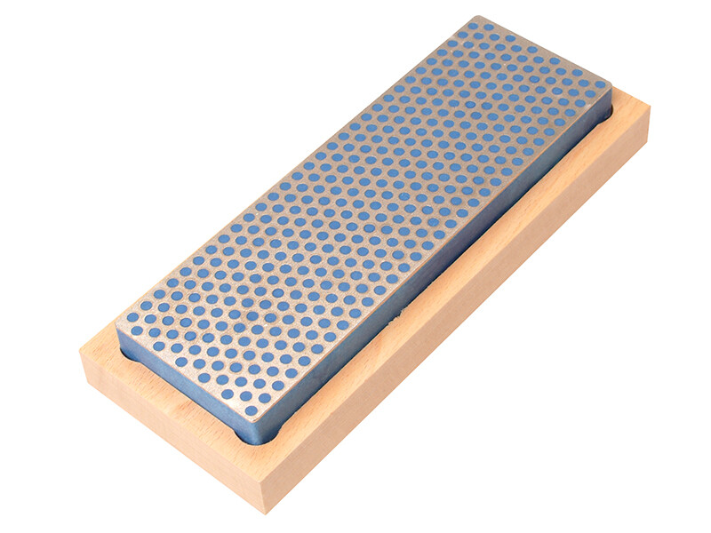 DMT Diamante Whetstone 150mm Scatola di Legno Blu 325 Sabbia Grezzo DMTW6C