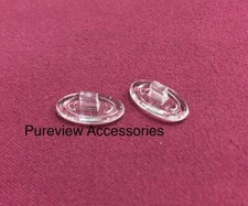 Silicone Nose Pads fit Oakley Glasses Sunglasses Snap-in NEW 13 mm OVAL