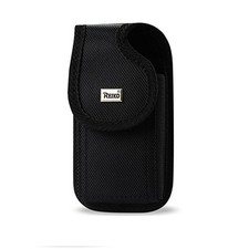 Reiko Vertical Rugged Pouch/Buckle Cell Phone Case for iPhone 7,8,X,11,13 Plus