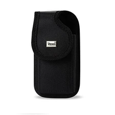 Reiko Vertical Rugged Pouch/Buckle Cell Phone Case for iPhone 7,8,X,11,13 Plus