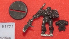 Games Workshop Warhammer 40k Grey Knight with Halberd WH40K Metal Figure GK OOP