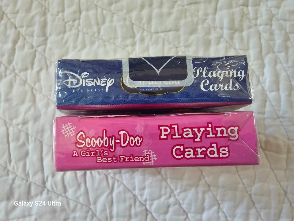 NEW SEALED Scooby Doo & Disney Princess Cinderella Playing Cards - Image 4 of 4