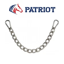 NEW Patriot Horse Curb Strap Chain Stainless Steel Tack, Meets AQHA Guidelines