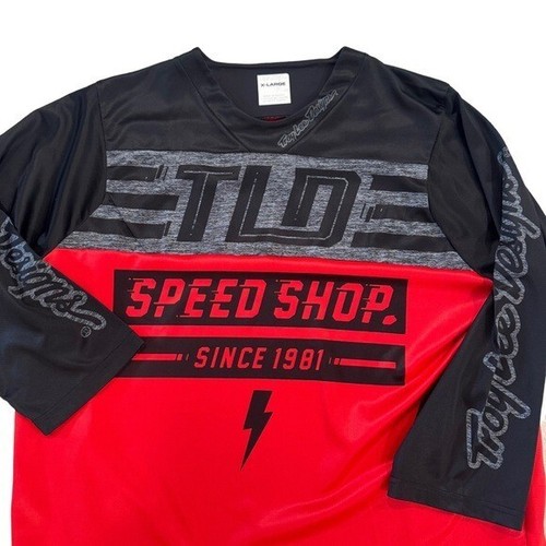 Troy Lee Designs TLD Men's Ruckus 3/4 Cycling Jersey Fatigue Red/Black Medium - Picture 3 of 3