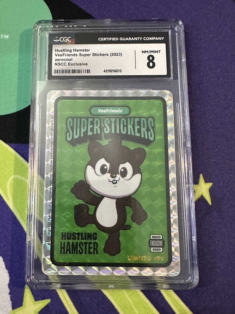Veefriends NSCC Super Stickers Complete Set 19 Cards Graded