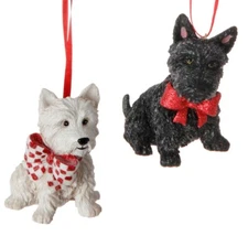 Westie and Scottie Dog Ornament
