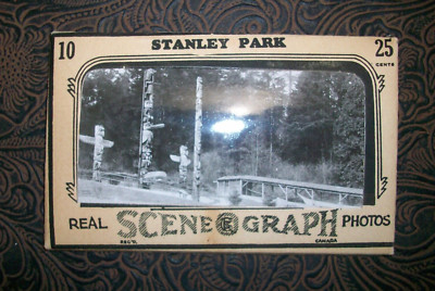 Vintage 30-40s CANADA Stanley Park Vancouver  10 Real Photographs Scene O Graph