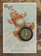 Victorian Trade Card Willimantic Thread Booming