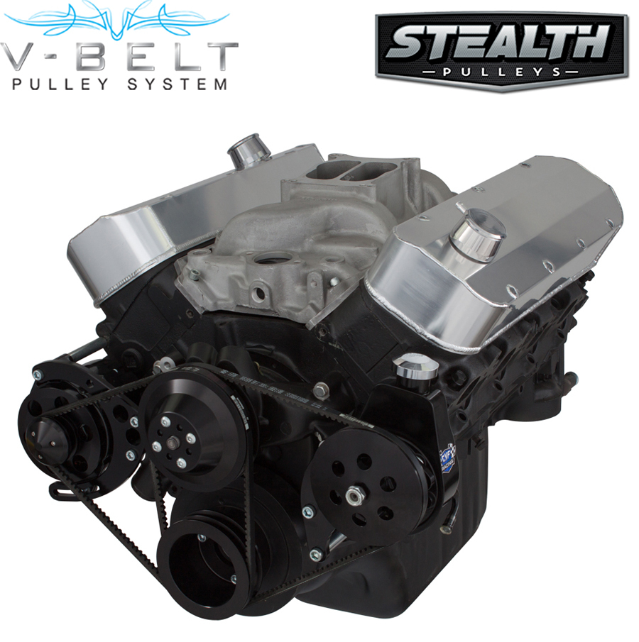 Pump In Style ICT Billet BBC Power Steering Pump Bracket - Adjustable For Big Block Chevy 454/502 V8 Water Pump Pulley - Foto 5