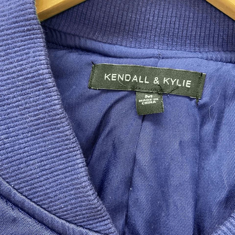 Chaqueta acolchada azul púrpura Kendall & Kylie talla mediana Foto 4 de 4