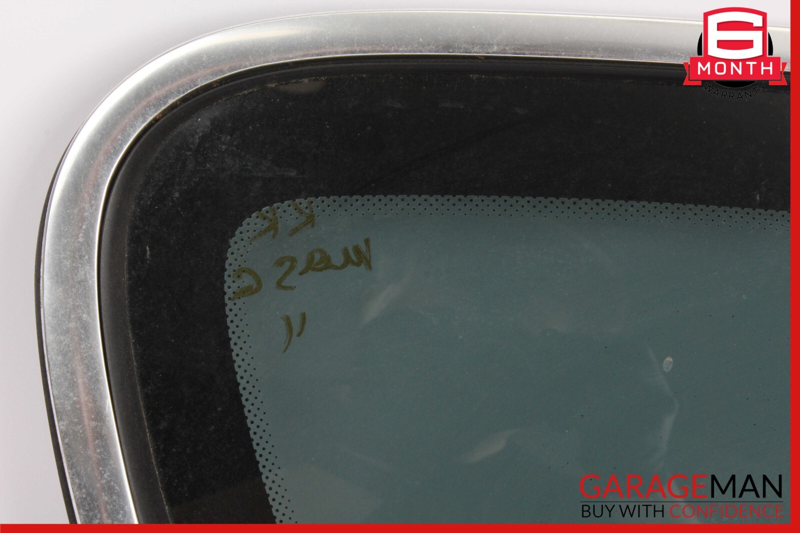 08-18 Maserati GranTurismo Rear Right Side Quarter Window Glass OEM