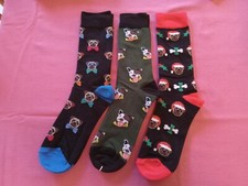 3-Pack Women's  Girl's Novelty Socks New-Assorted Themes-Fast Shipping 