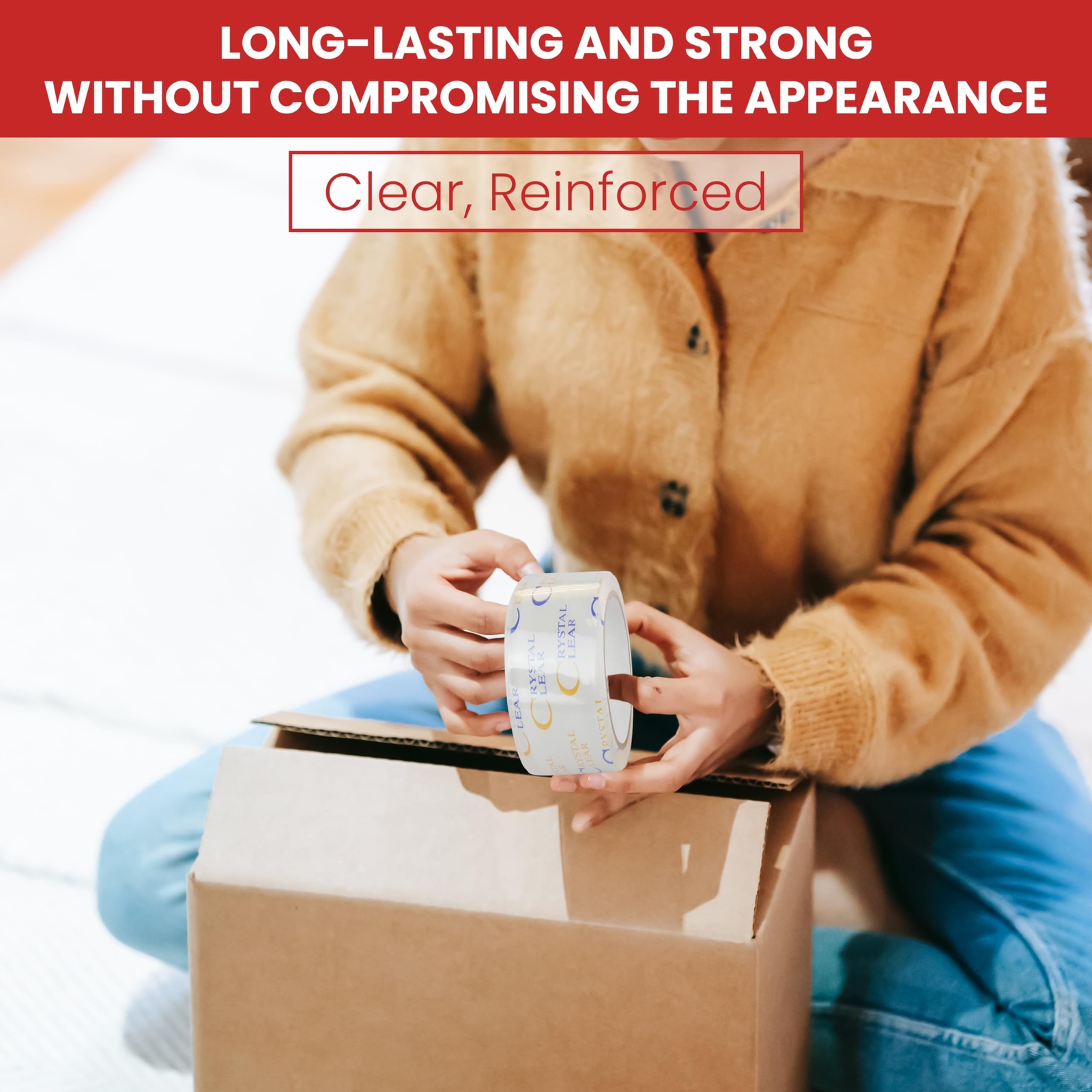 T.R.U. LP-20CC Book Repair Crystal Clear Label Protection Tape 1/4 in. x 72 y...