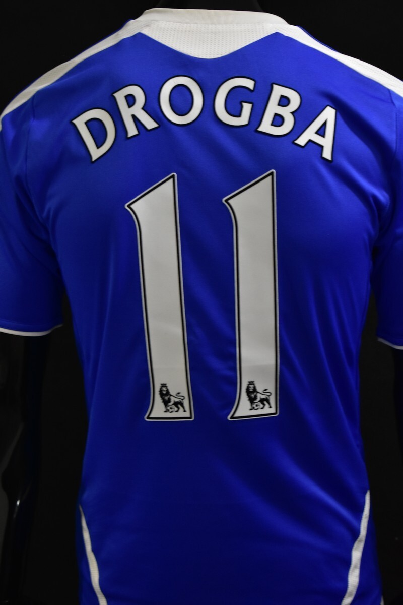 2011-2012 adidas Chelsea FC Home Shirt DROGBA #11 SIZE S (adults