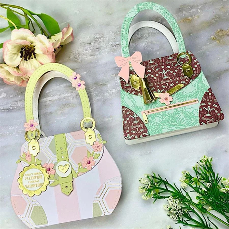 3D Girls Handbag Purse Metal Cutting Dies Stencils Scrapbooking Diy Paper  Crafts | eBay