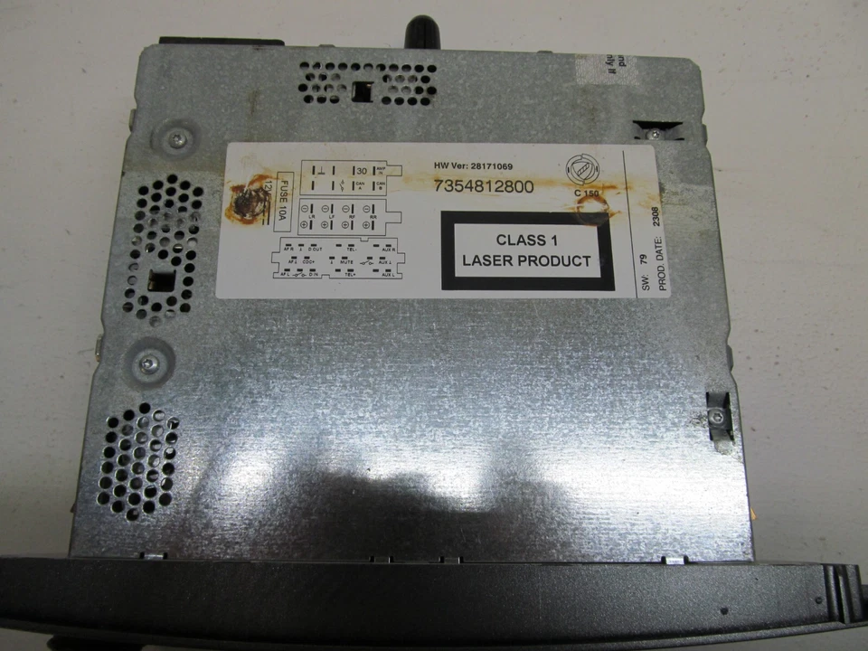 Fiat Punto 3 199 Radio CD AM/FM MP3 USB Blue & Me Windows Mobile original Bj 08- - Bild 3 von 4