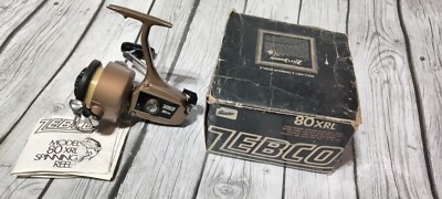🔥Vintage Zebco 80 XRL Spinning Fishing Reel w Original Box🔥 | eBay