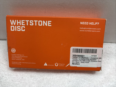 Tumbler Pro Whetstones - Corundum Grit 3000/6000 Whetstone Discs Knife Sharpener