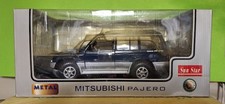 1 18 Mitsubishi Pajero V6 3500 Blue with Box Diecast Metal