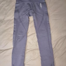 Lilac gray purple gymshark leggings