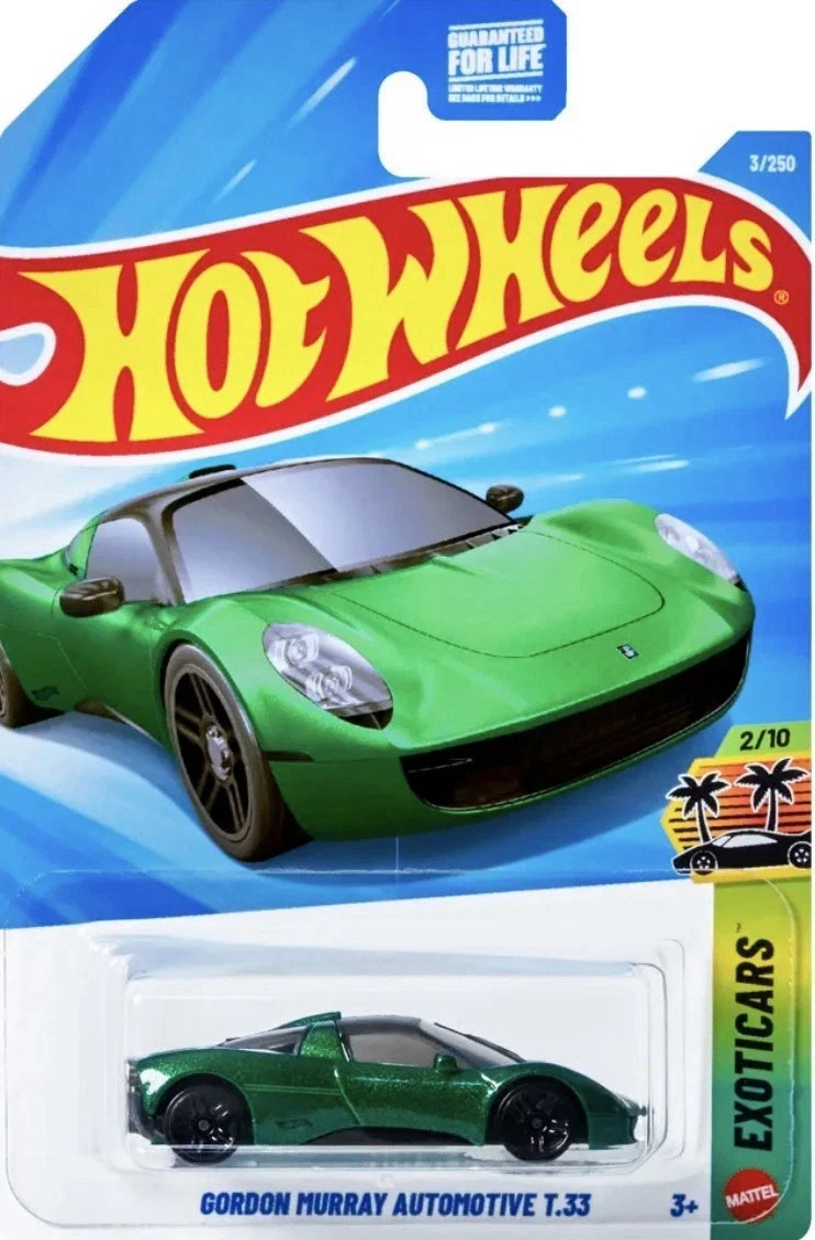 Hot Wheels Green Gordon Murray Automotive T.33 3/250 2026 | eBay