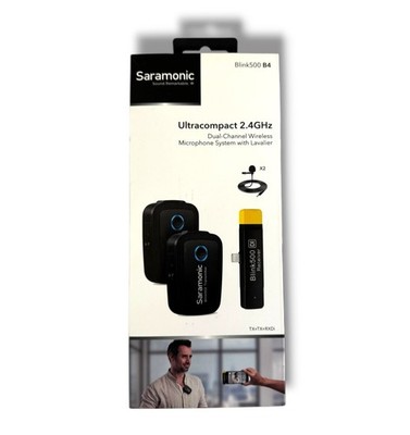 Saramonic Blink 500 B4 Wireless Dual Mic System iPhone Lightning 2-Person