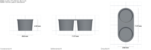 Portavasos adecuado para VW Caddy - Imagen 6 de 6