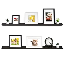 Vista Photo Ledge Picture Display Wall Shelf Gallery, 48-inch, Set of 2, Espr...