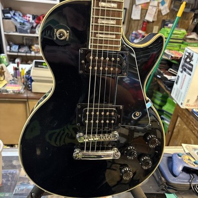 Epiphone Inspired By Gibson Les Paul Custom - Ebony with Original Case