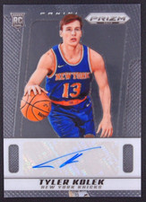 Tyler Kolek 2024-25 Panini Prizm Deca Auto Base RC Knicks #PDS-KOL