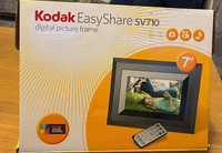 Kodak Easy Share SV710 Digital Picture Frame 7 Boxed with all Accessories - VGC