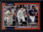 2026 Topps Cal Raleigh Aaron Judge Junior Caminero Orange Sandglitter #/25
