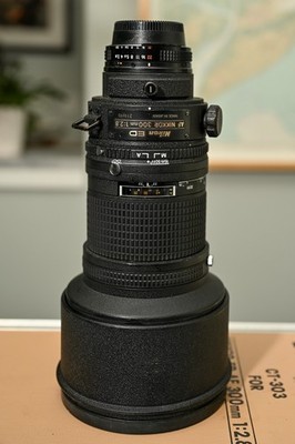 Nikon ED AF Nikkor 300mm 2.8 Clean Glass, Super Sharp, Hard Case,Benro Monopod