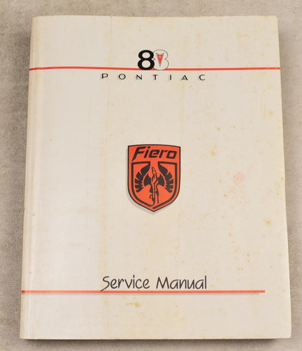 1988 PONTIAC FIERO SERVICE / SHOP MANUAL - Original