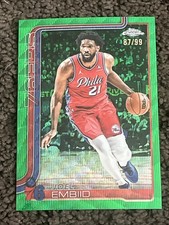 2025-26 Topps Chrome - Joel Embiid #149 Green Wave Refractor /99