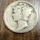 1920-D MERCURY SILVER DIME Very Good Details Actual Coin Great Coin Own