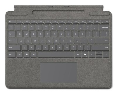 Microsoft 8XB-00192 Surface Pro Kb W/ Penstor  Qwerty Cover Port Platinum ~E~