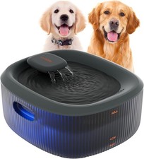 WOPET Dog Water Fountain for Large Dogs, 6L/205oz/1.7Gal Automatic Dog and Cat W