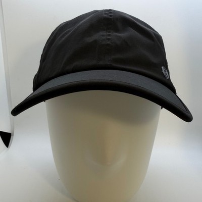 Layer 8 Black Performance Baseball Cap with Perforated Panels Adjustable Strap