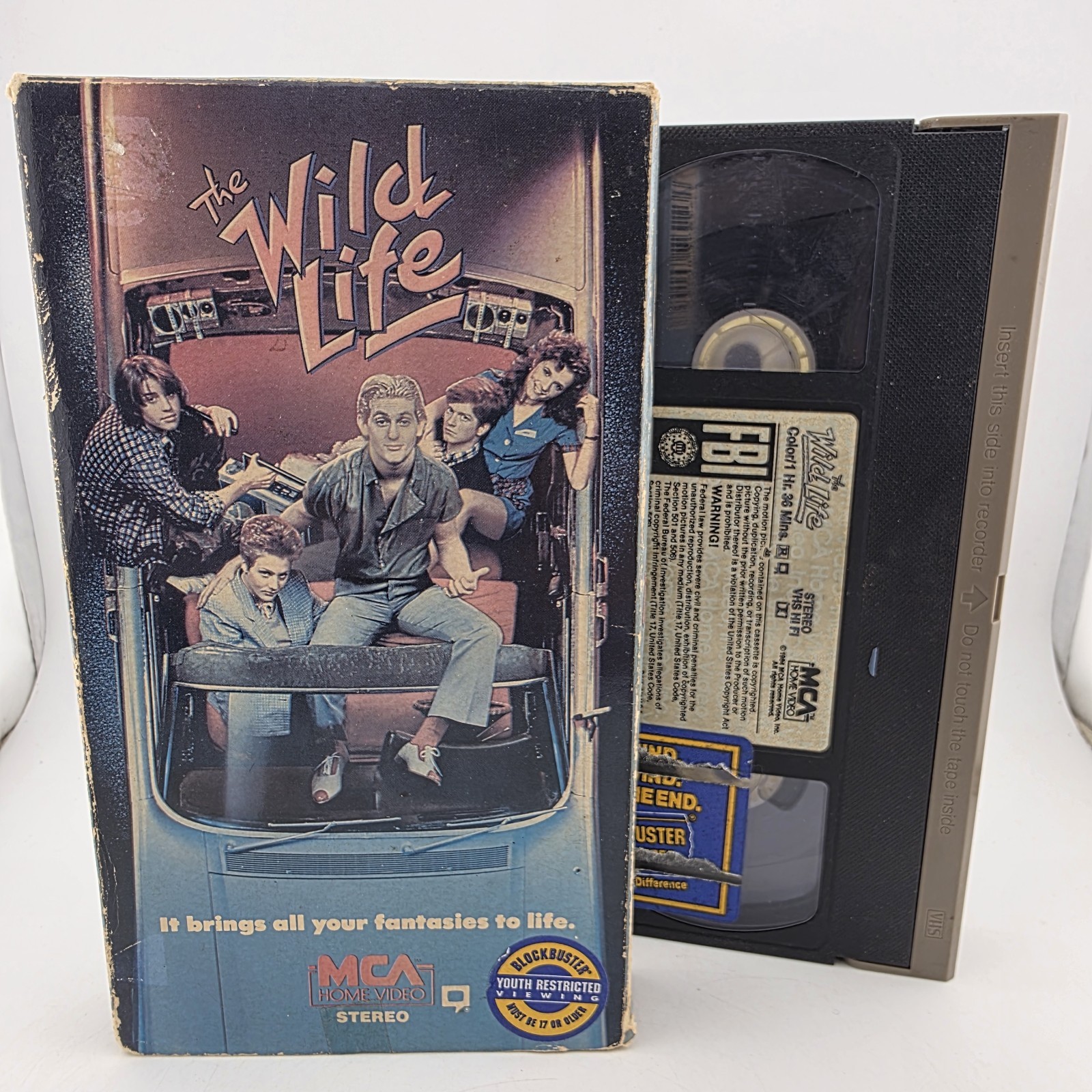 The Wild Life VHS - Chris Penn, Lea Thompson, Eric Stoltz 1980's