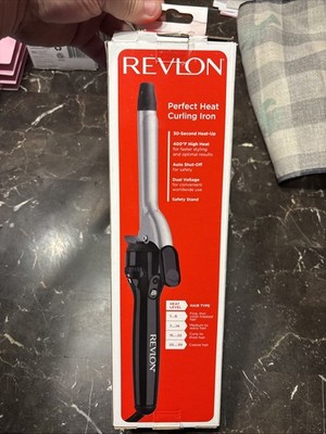 Revlon Curling Iron 3/4'' Ceramic Barrel Perfect Heat Professional Hair Styling