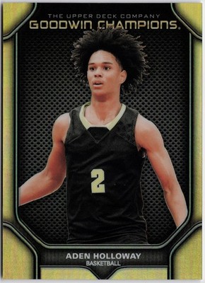 2024 Upper Deck Goodwin Champions #P22 Aden Holloway Platinum Black Gold /50