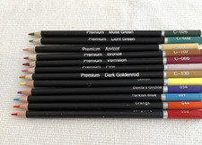 Set 12 Premium Colored Pencils No Box Never Used Art Craft Supplies